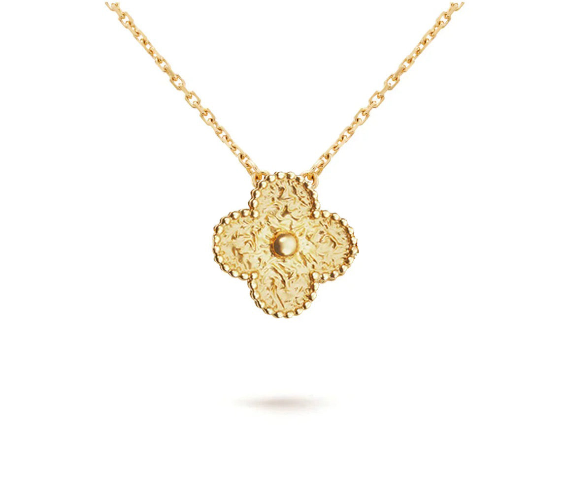 [AW]15MM CLOVER FLOWER PENDANT NECKLACE COLLECTION