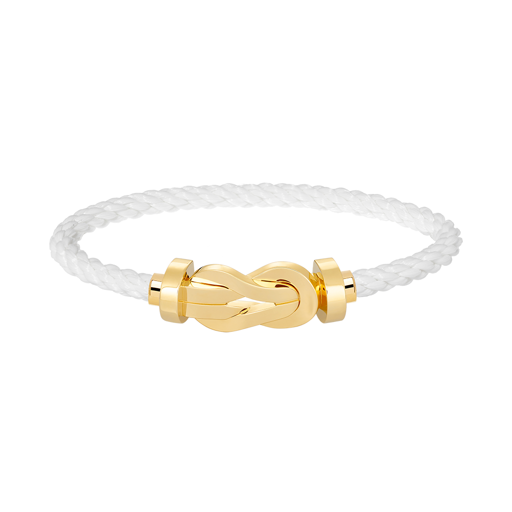 [AW]LARGE 8-FIGURE BUCKLE BRACELET - GOLD