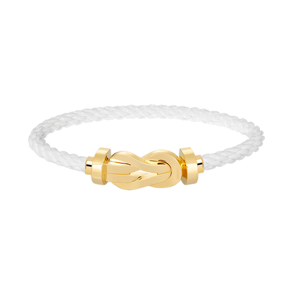 [AW]LARGE 8-FIGURE BUCKLE BRACELET - GOLD