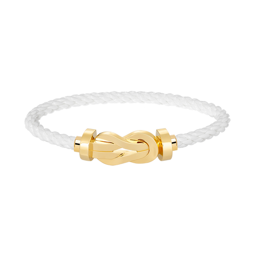 [AW]LARGE 8-FIGURE BUCKLE BRACELET - GOLD
