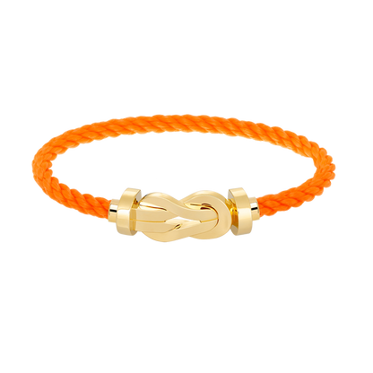 [AW]LARGE 8-FIGURE BUCKLE BRACELET - GOLD