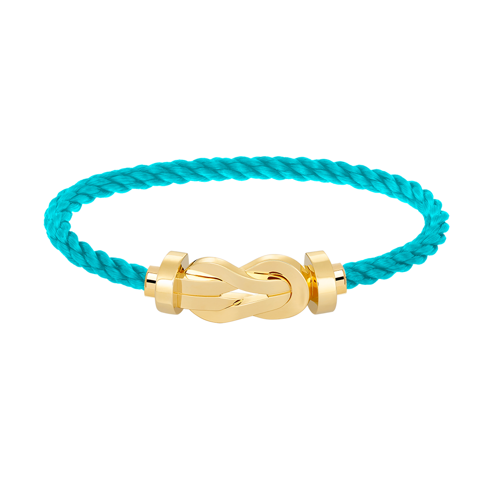 [AW]LARGE 8-FIGURE BUCKLE BRACELET - GOLD