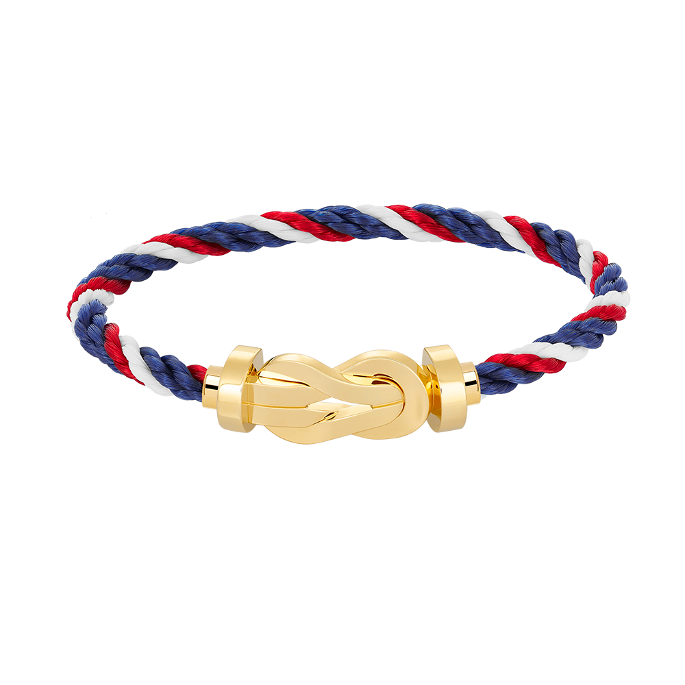 [AW]LARGE 8-FIGURE BUCKLE BRACELET - GOLD