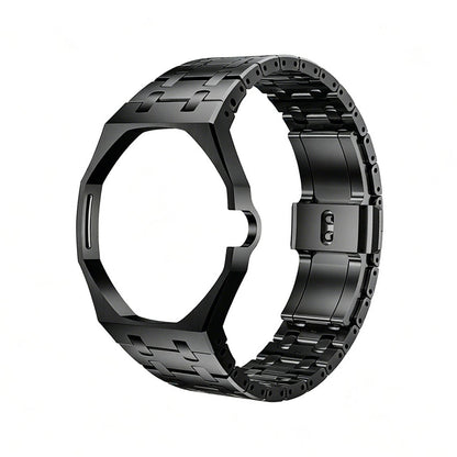 [AW]OAK POP BLACK STEEL CASE & SILICONE STRAP