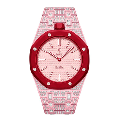 [AW]Royal Oak Pop Exclusive Bioceramic Case & Bioceramic Strap Full Diamond