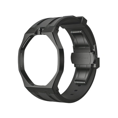 [AW]OAK POP BLACK STEEL CASE & SILICONE STRAP