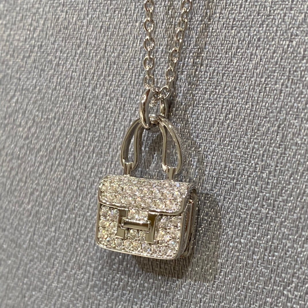 [AW]CONSTANCE PEDANT DIAMOND NECKLACE