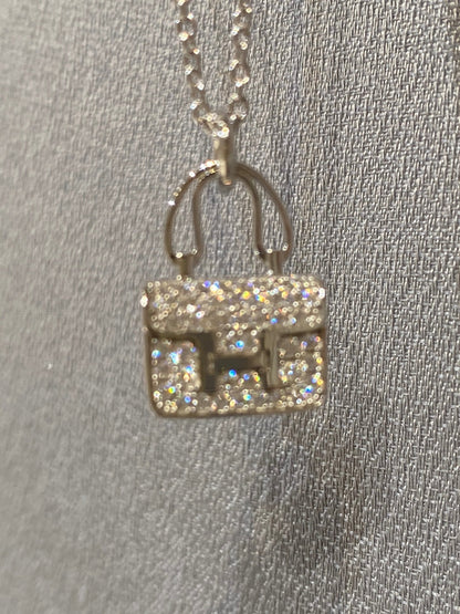 [AW]CONSTANCE PEDANT DIAMOND NECKLACE
