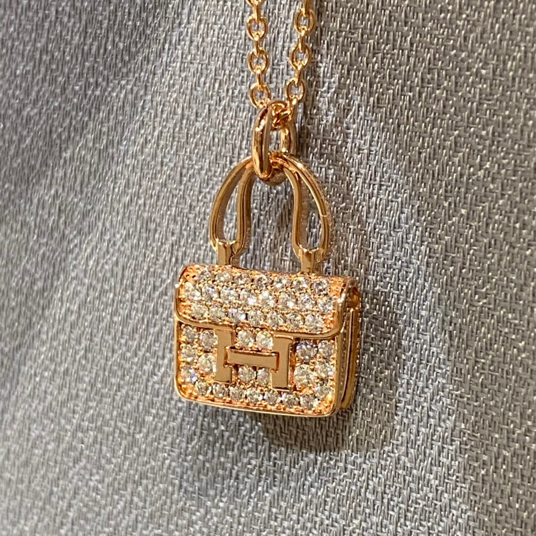 [AW]CONSTANCE PEDANT DIAMOND NECKLACE