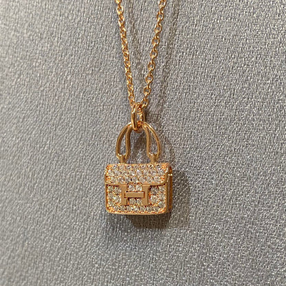 [AW]CONSTANCE PEDANT DIAMOND NECKLACE
