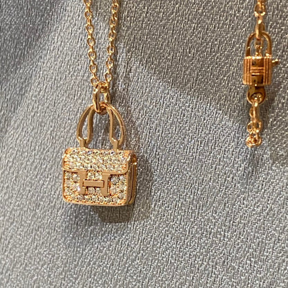 [AW]CONSTANCE PEDANT DIAMOND NECKLACE