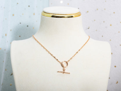 [AW]ECHAPPEE NECKLACE ROSE GOLD
