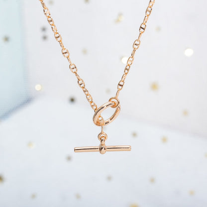 [AW]ECHAPPEE NECKLACE ROSE GOLD