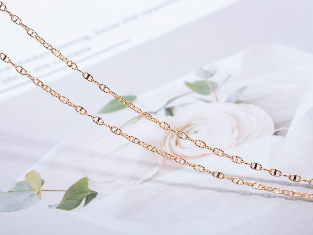 [AW]ECHAPPEE NECKLACE ROSE GOLD