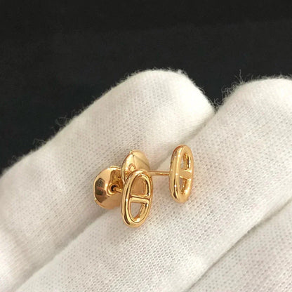 [AW]CHAINE SMALL EARRINGS GOLD AND SILVER