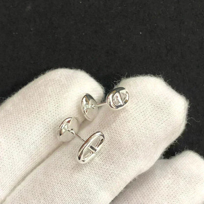 [AW]CHAINE SMALL EARRINGS GOLD AND SILVER