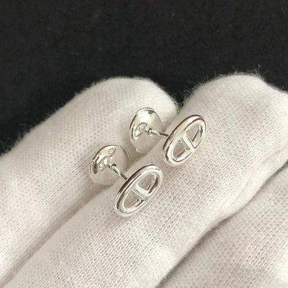 [AW]CHAINE SMALL EARRINGS GOLD AND SILVER