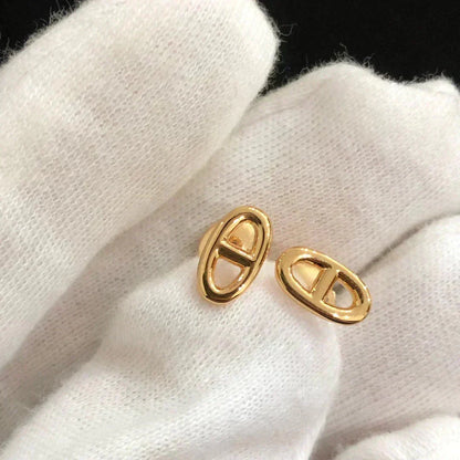 [AW]CHAINE SMALL EARRINGS GOLD AND SILVER
