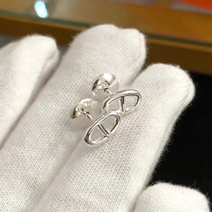 [AW]CHAINE SMALL EARRINGS GOLD AND SILVER