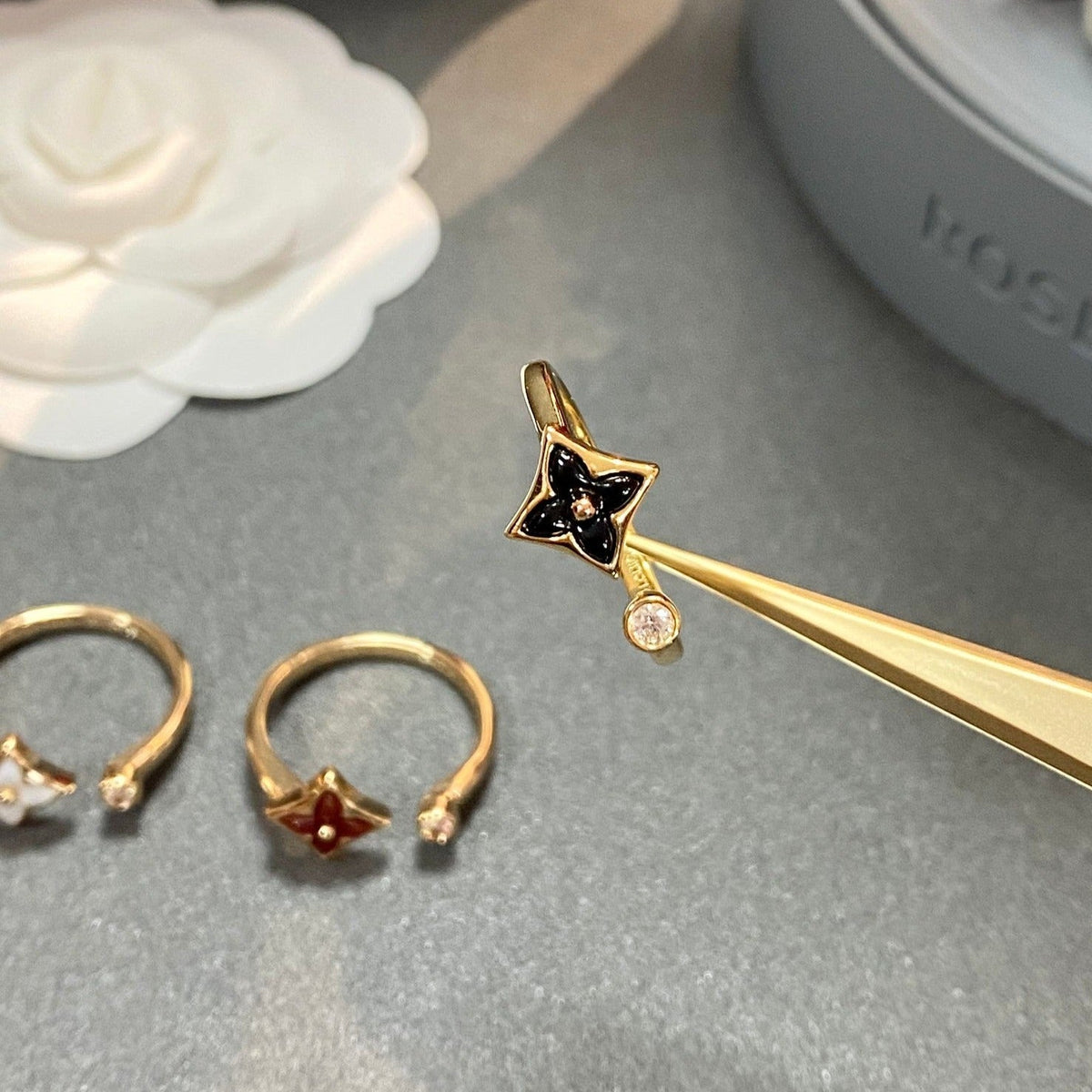 [AW]STAR 1 DIAMOND OPEN RING
