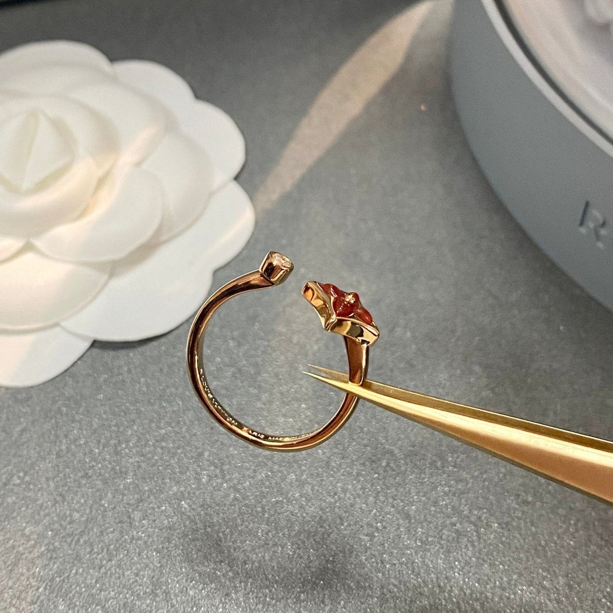 [AW]STAR 1 DIAMOND OPEN RING