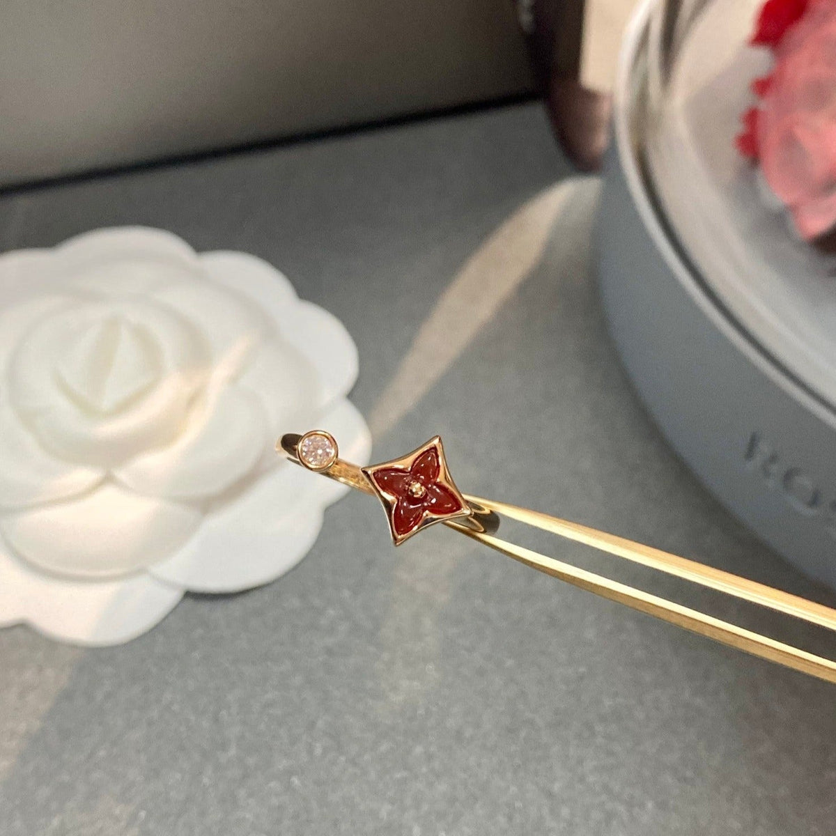 [AW]STAR 1 DIAMOND OPEN RING