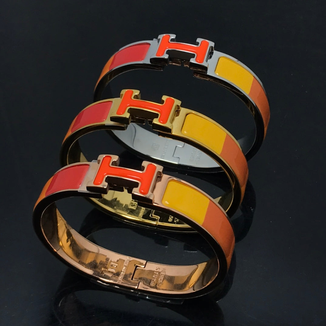 [AW]H BRACELET ORANGE RAINBOW CERAMIC