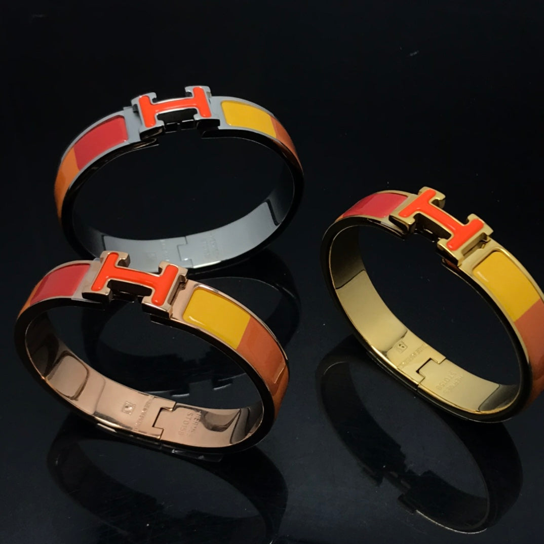 [AW]H BRACELET ORANGE RAINBOW CERAMIC