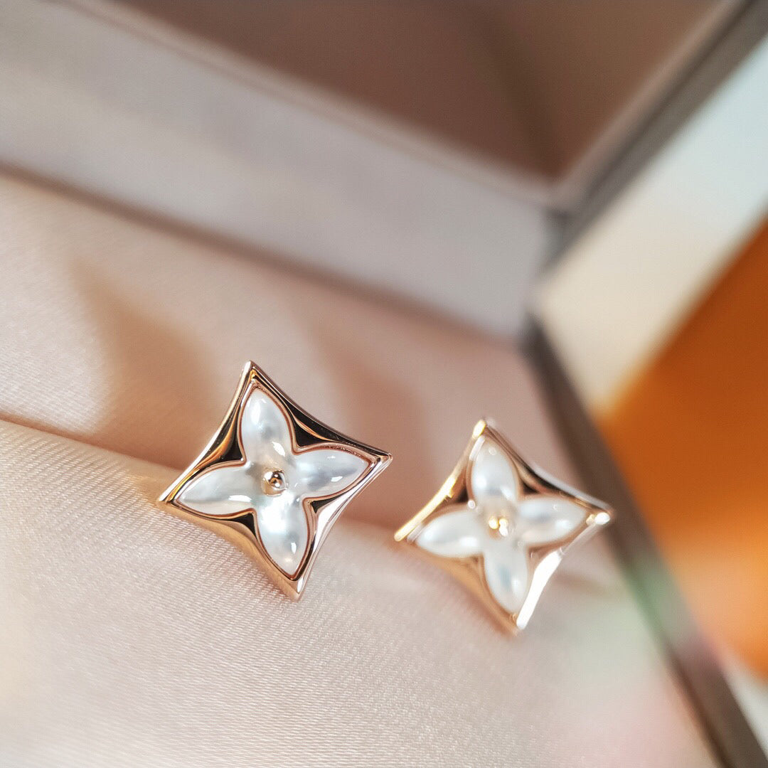 [AW]STAR MOP ROSE GOLD EARRINGS