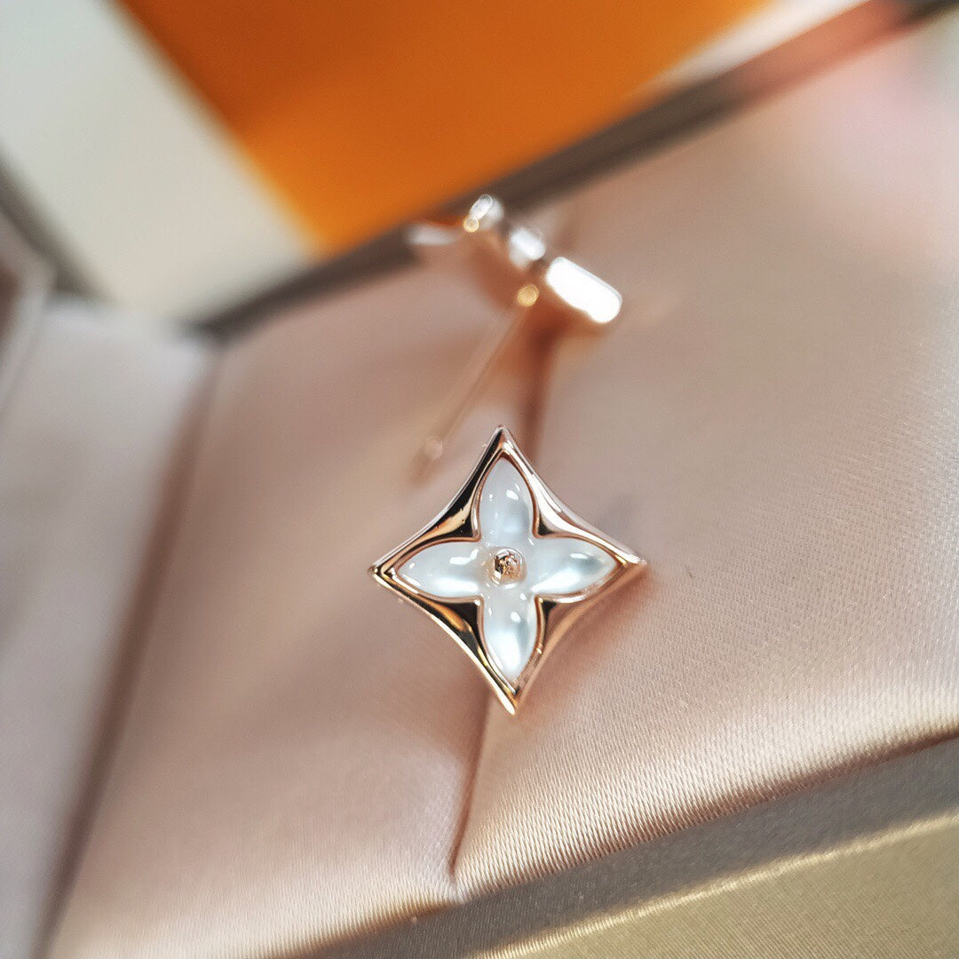 [AW]STAR MOP ROSE GOLD EARRINGS