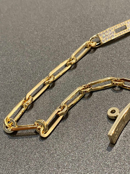 [AW]CHAINE BRACELET SMALL MODEL DIAMOND