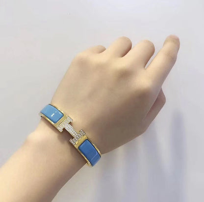[AW]H CLOUD BLUE BRACELET GOLD DIAMOND