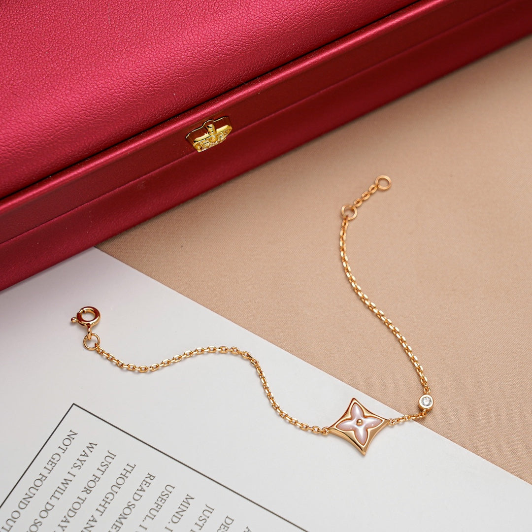 [AW]STAR 1 DIAMOND ROSE GOLD BRACELET