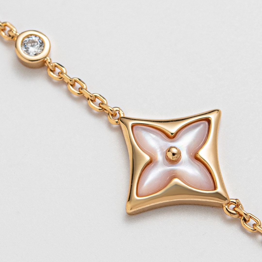 [AW]STAR 1 DIAMOND ROSE GOLD BRACELET