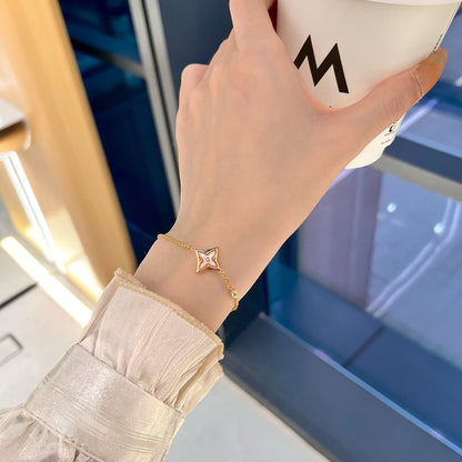 [AW]STAR 1 DIAMOND ROSE GOLD BRACELET