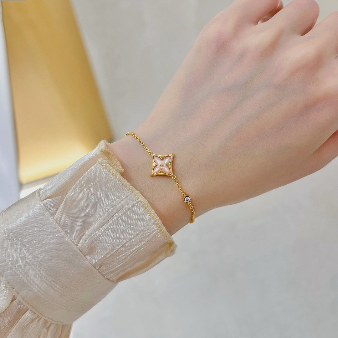 [AW]STAR 1 DIAMOND ROSE GOLD BRACELET