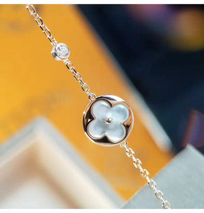 [AW]SUN MOP GOLD 1 DIAMOND NECKLACE