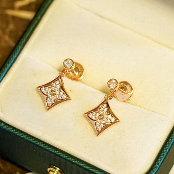 [AW]STAR DIAMONDS EARRINGS GOLD