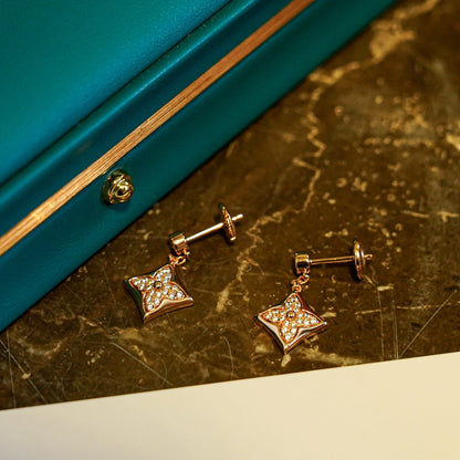 [AW]STAR DIAMONDS EARRINGS GOLD