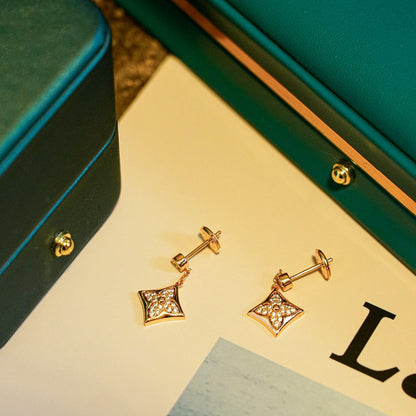 [AW]STAR DIAMONDS EARRINGS GOLD