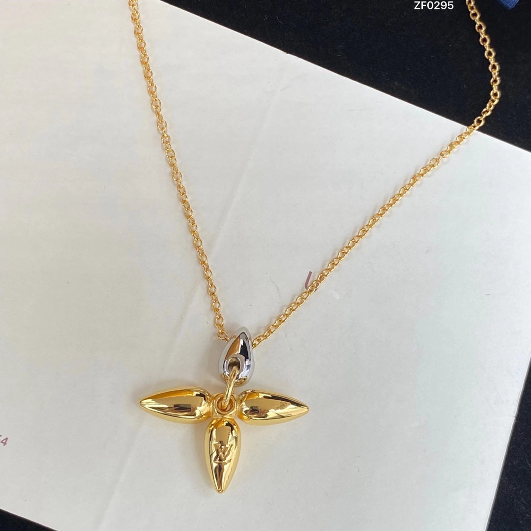 [AW]LOUISETTE PEDANT GOLD NECKLACE