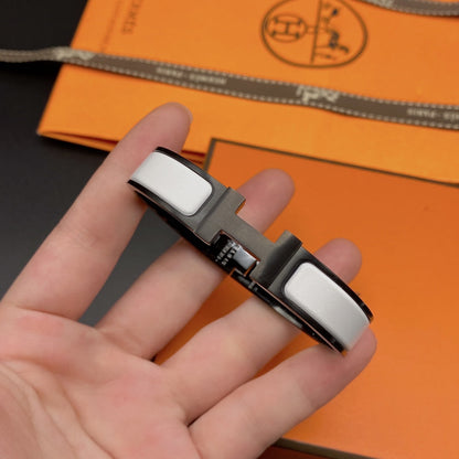 [AW]H BRACELET 12MM BLACK WHITE CERAMIC