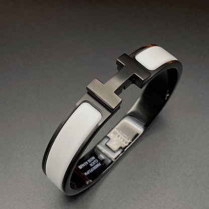 [AW]H BRACELET 12MM BLACK WHITE CERAMIC