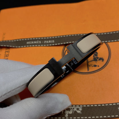 [AW]H BRACELET 12MM BLACK BEIGE CERAMIC