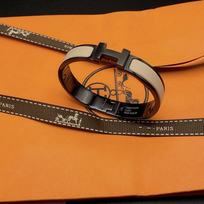 [AW]H BRACELET 12MM BLACK BEIGE CERAMIC