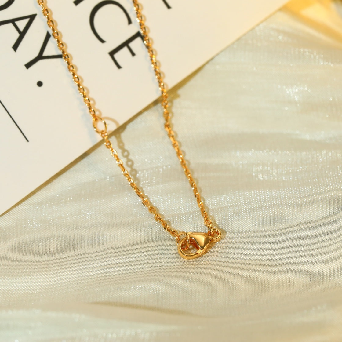 [AW]VOLT SILVER DIAMOND PEDANT NECKLACE