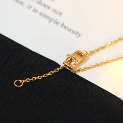 [AW]STAR AND SUN DIAMOND ROSE GOLD NECKLACE
