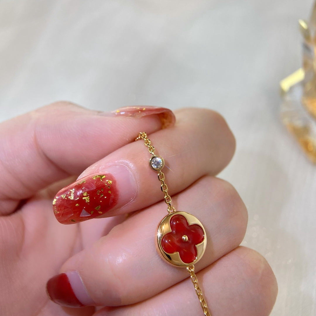 [AW]SUN PEDANT CARNELIAN BRACELET