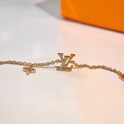 [AW]LOGO STAR MOTIF GOLD BRACELET