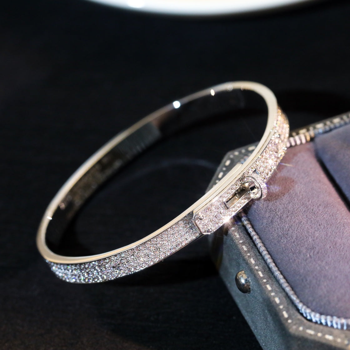 [AW]KELLY BRACELET DIAMOND PAVED